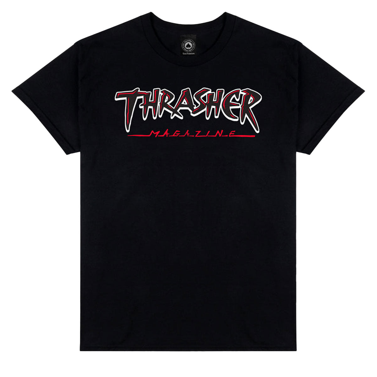 Thrasher Slash T-Shirt - Black image 1