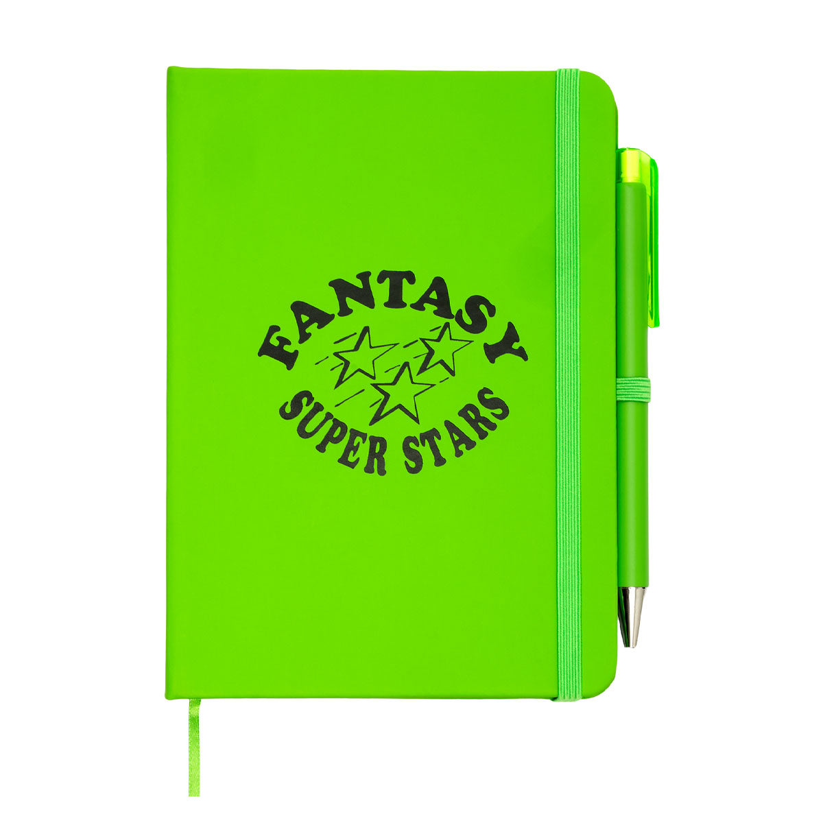 Sci-Fi Fantasy Notebook And Pen - Lime image 1