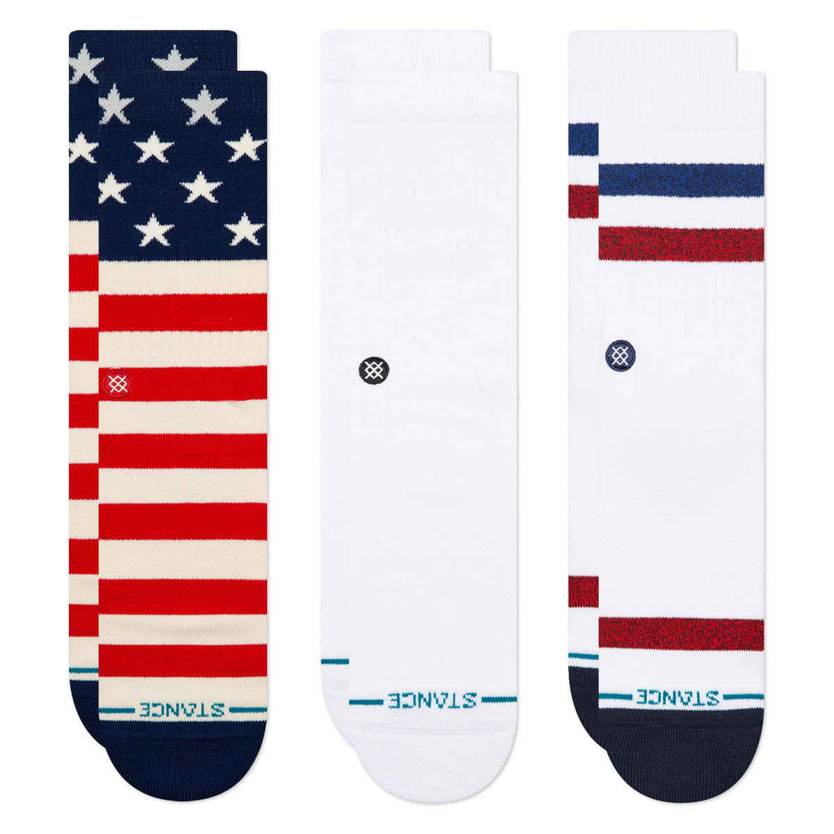 Stance The Americana 3 Pack Of Socks - Multi image 2