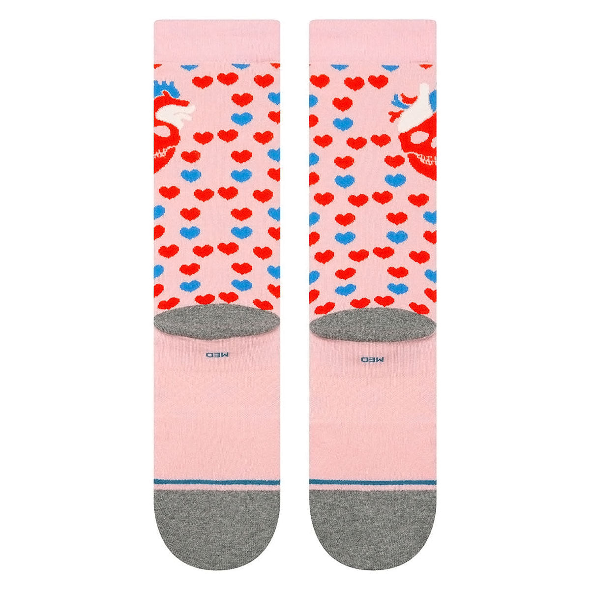 Stance Hearted Crew Socks - Pink image 3