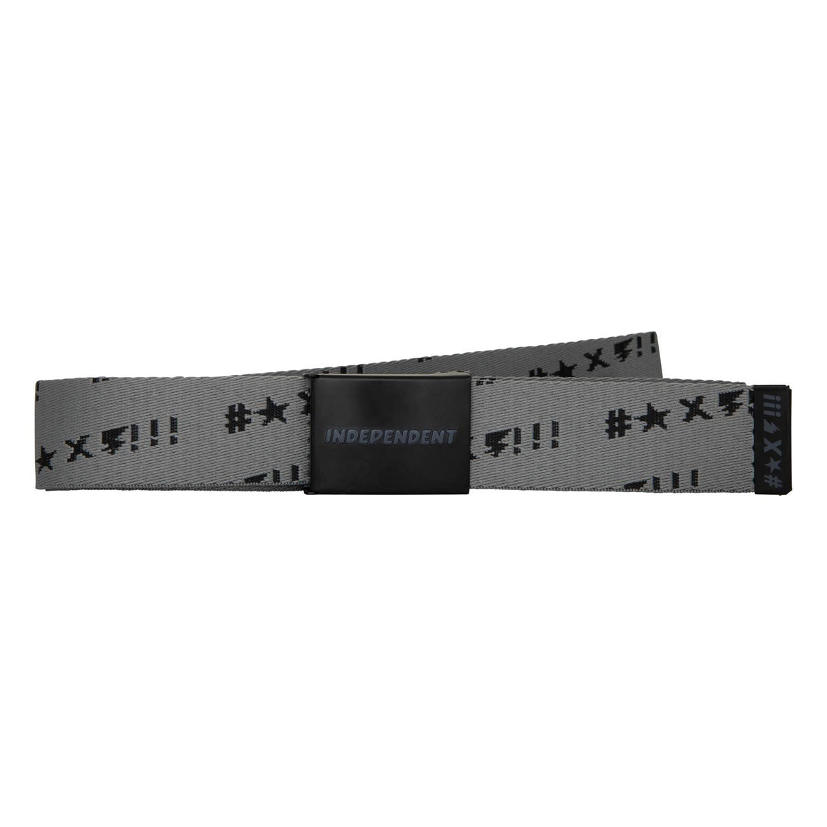 Independent Exclamation Web Belt - Black image 1