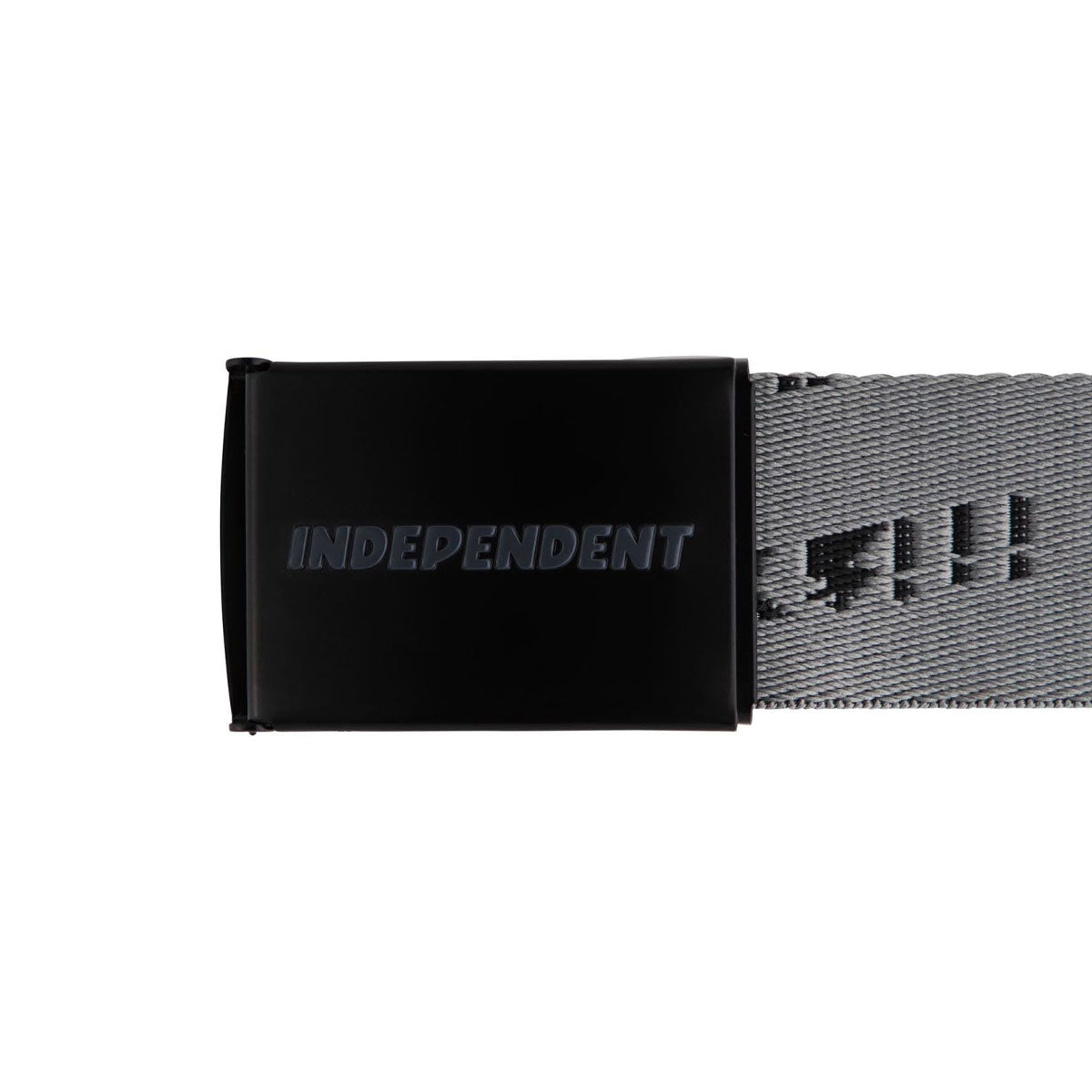 Independent Exclamation Web Belt - Black image 2