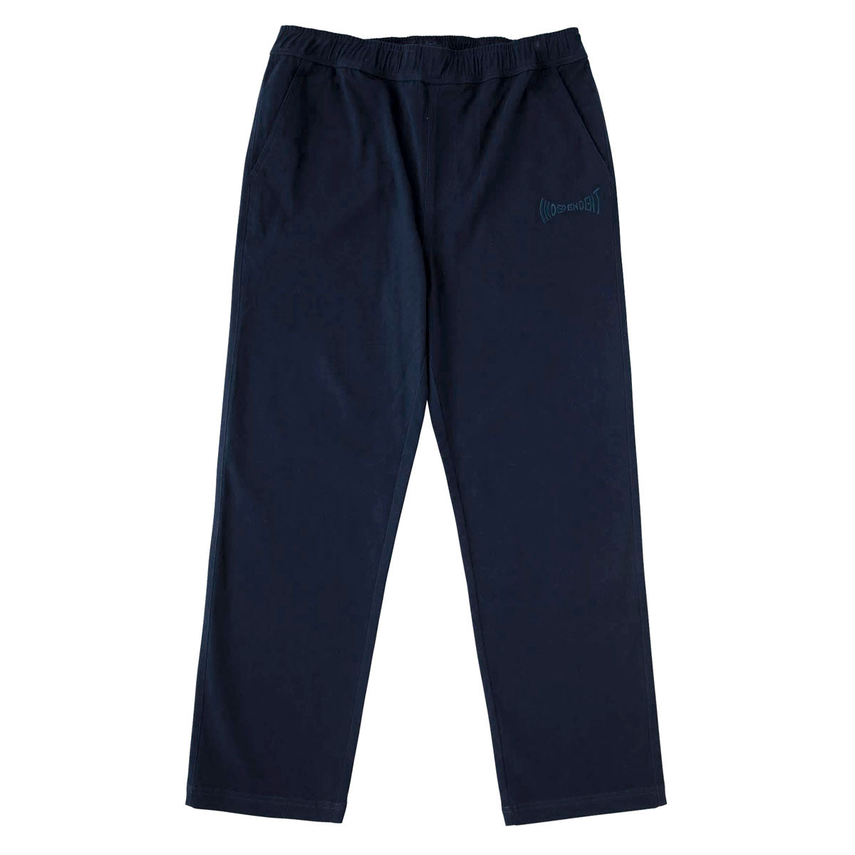 Independent Span Elastic Waist Pants - Navy image 1
