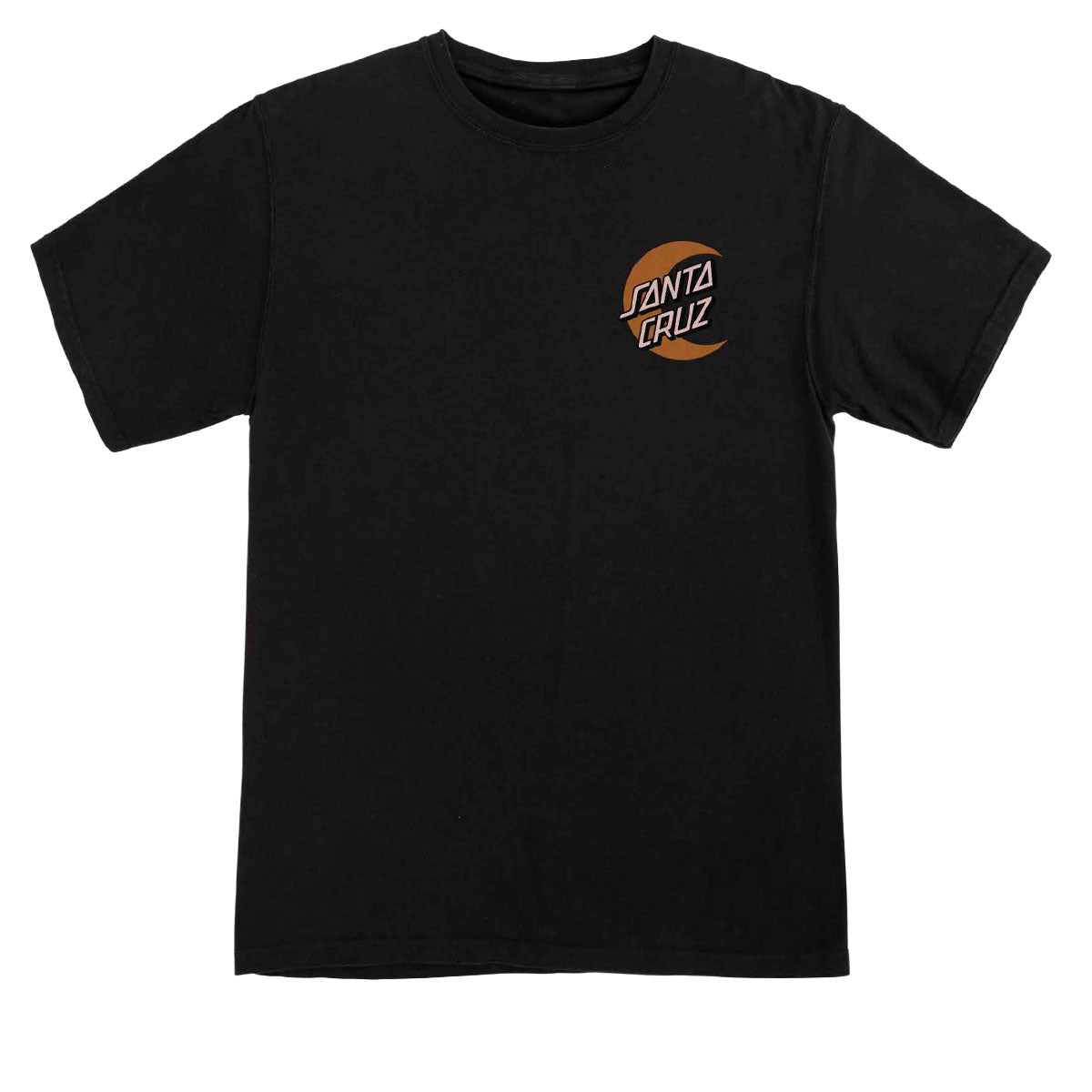 Santa Cruz Womens Moon Dot Relaxed T-Shirt - Black image 1