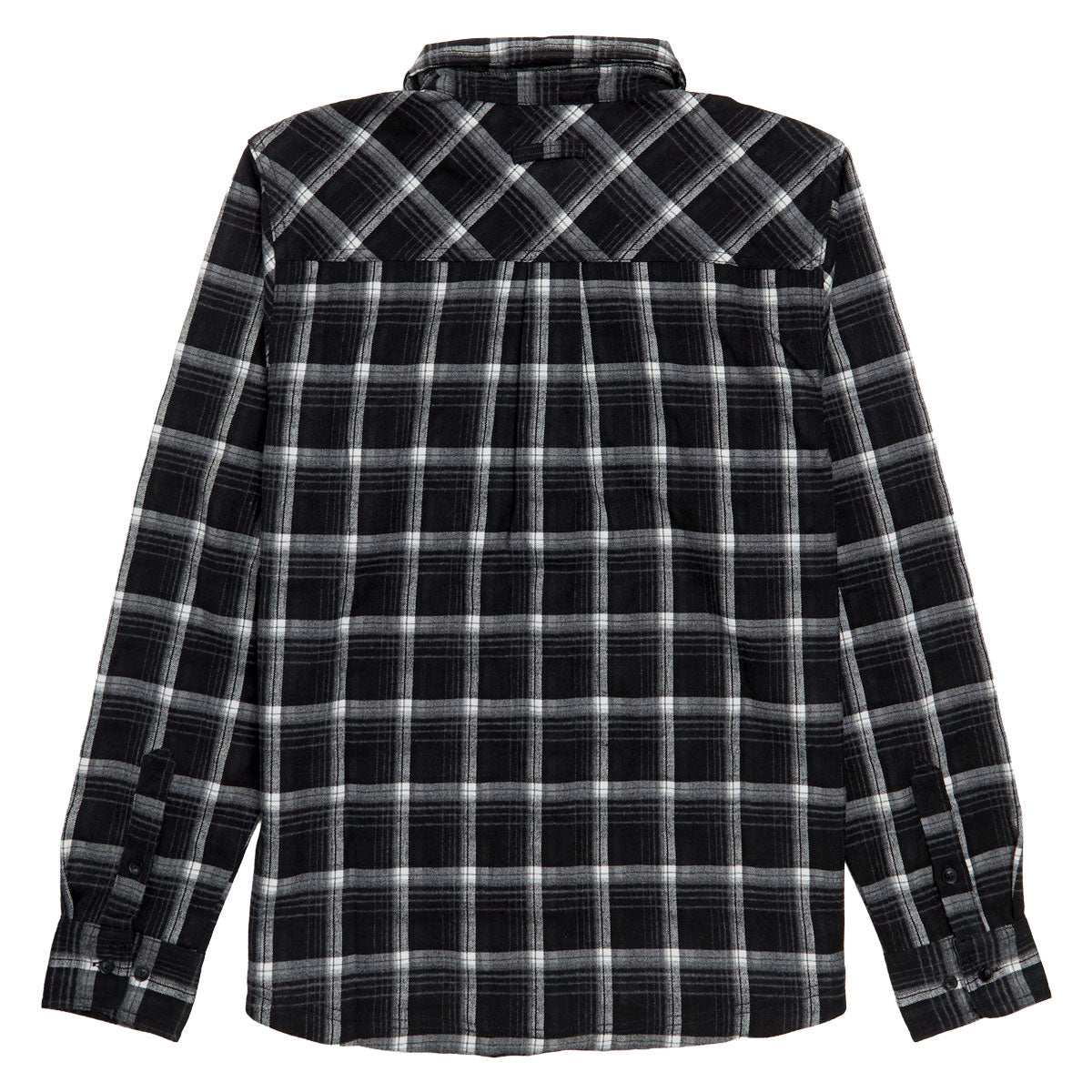 Santa Cruz Classic Long Sleeve Flannel Shirt - Black Plaid image 2