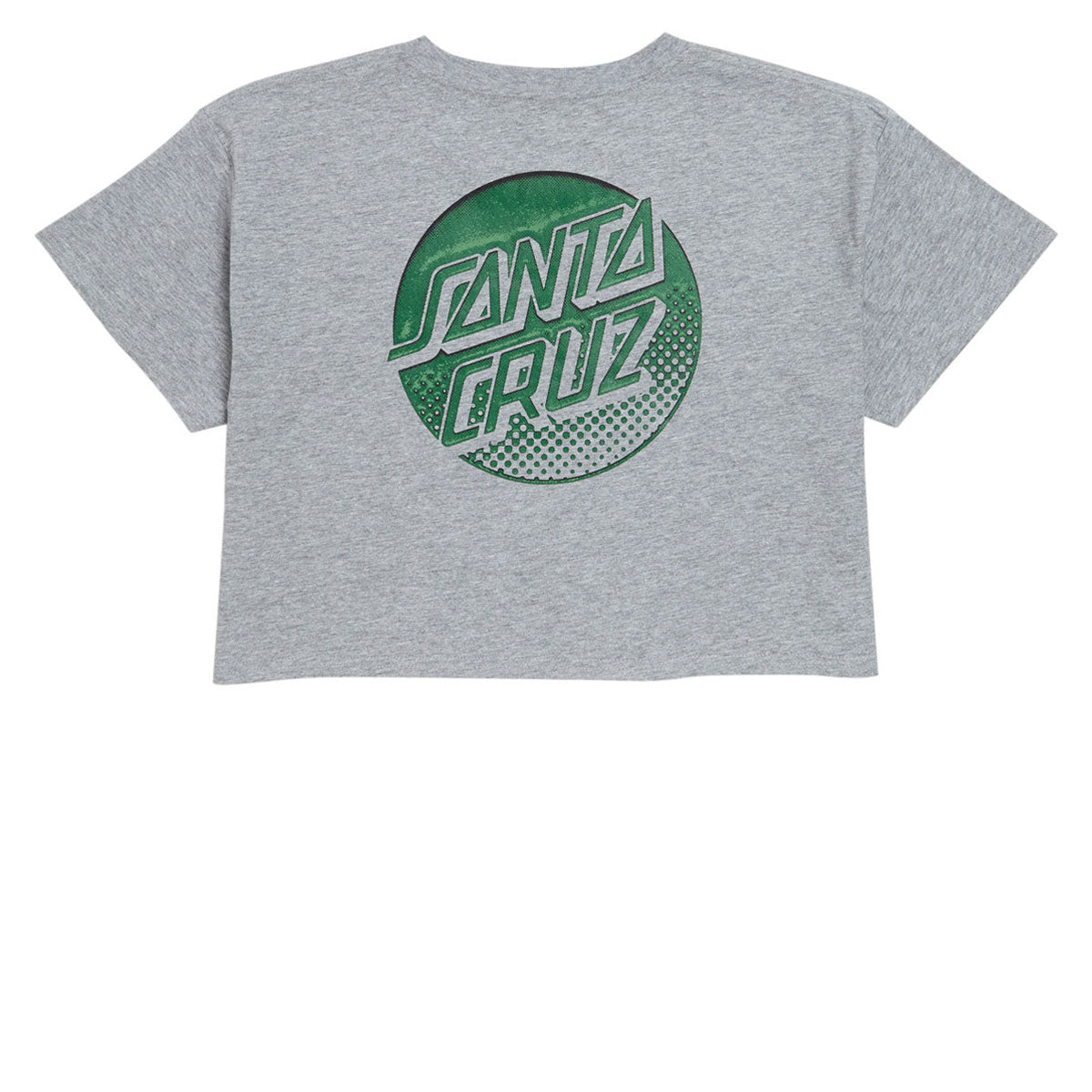 Santa Cruz Womens Tone Stamped Dot Cropped T-Shirt - Athletic Heather image 1