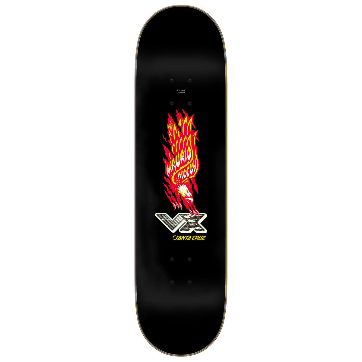 Santa Cruz McCoy Ripping Eagle VX Twin Deck Skateboard Complete - 8.25