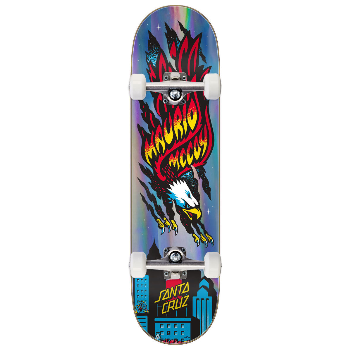 Santa Cruz McCoy Ripping Eagle VX Twin Deck Skateboard Complete - 8.25