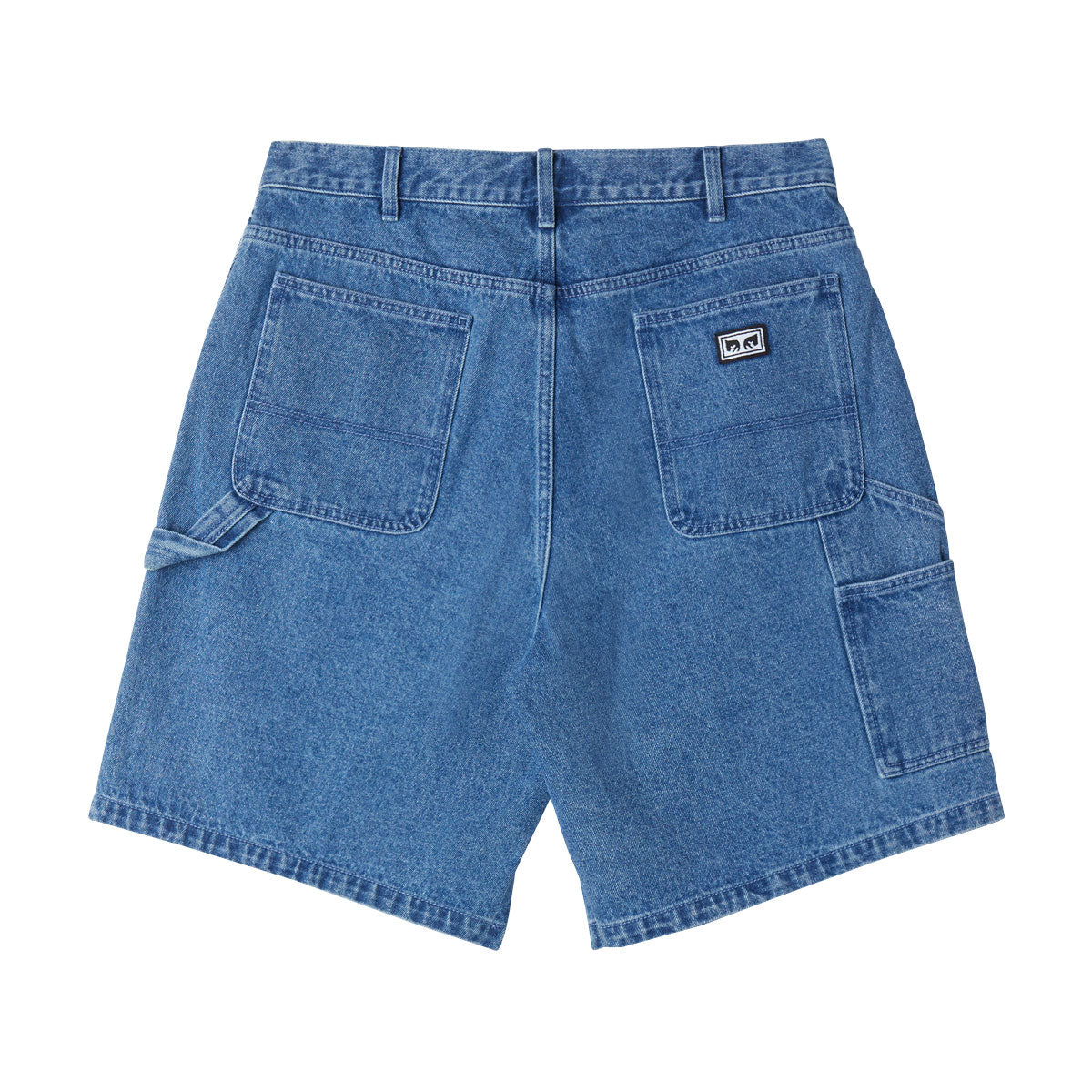 Obey Big Wig Denim Carpenter Shorts - Light Indigo image 2