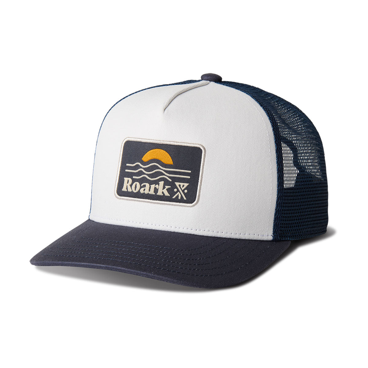 Roark Station Hat - White/Navy image 1
