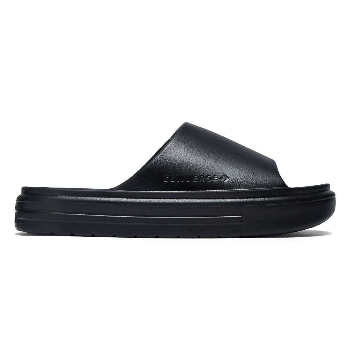 Converse Essential Slide Sandals - Black/Black/Black image 1