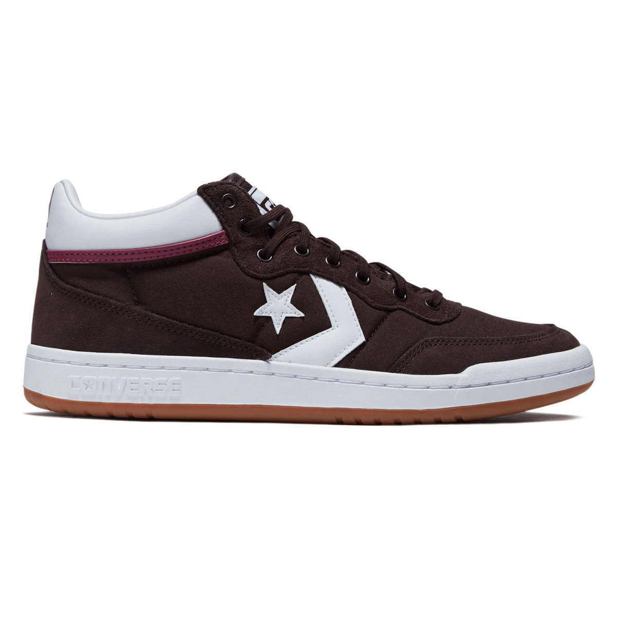 Converse Fastbreak Pro Mid Shoes - Rugged Brown/White/Mesa Rose image 1