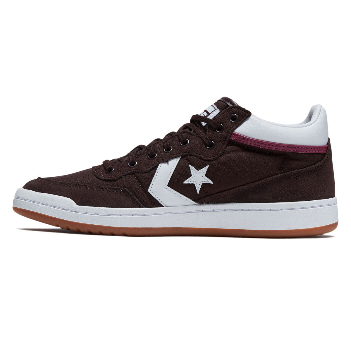 Converse Fastbreak Pro Mid Shoes - Rugged Brown/White/Mesa Rose image 2