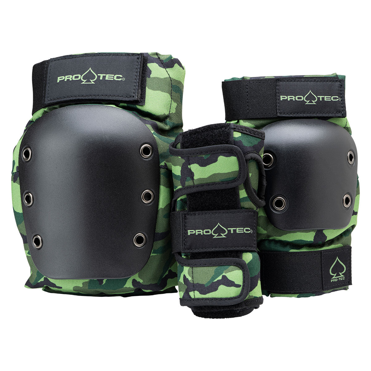 Pro-Tec Street Adult 3 Pack Open Back Set of Pads - Camo image 1