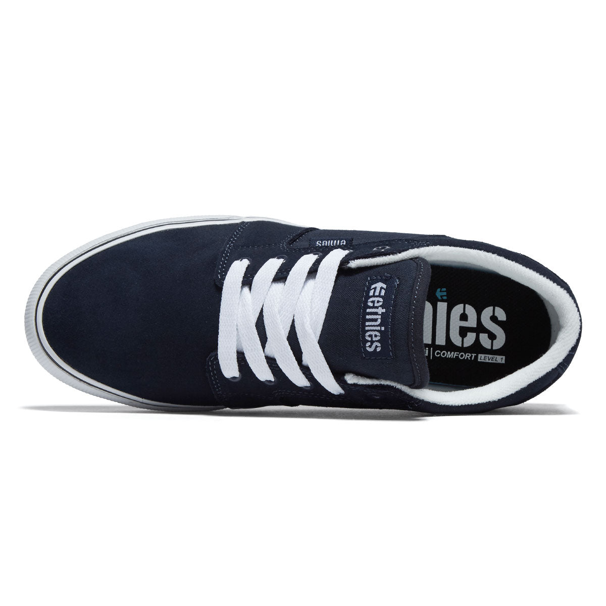 Etnies Barge LS Shoes - Navy/White/Blue image 3