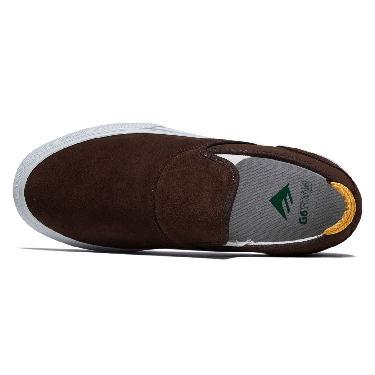 Emerica Wino G6 Slip-On Shoes - Brown/Tan image 3