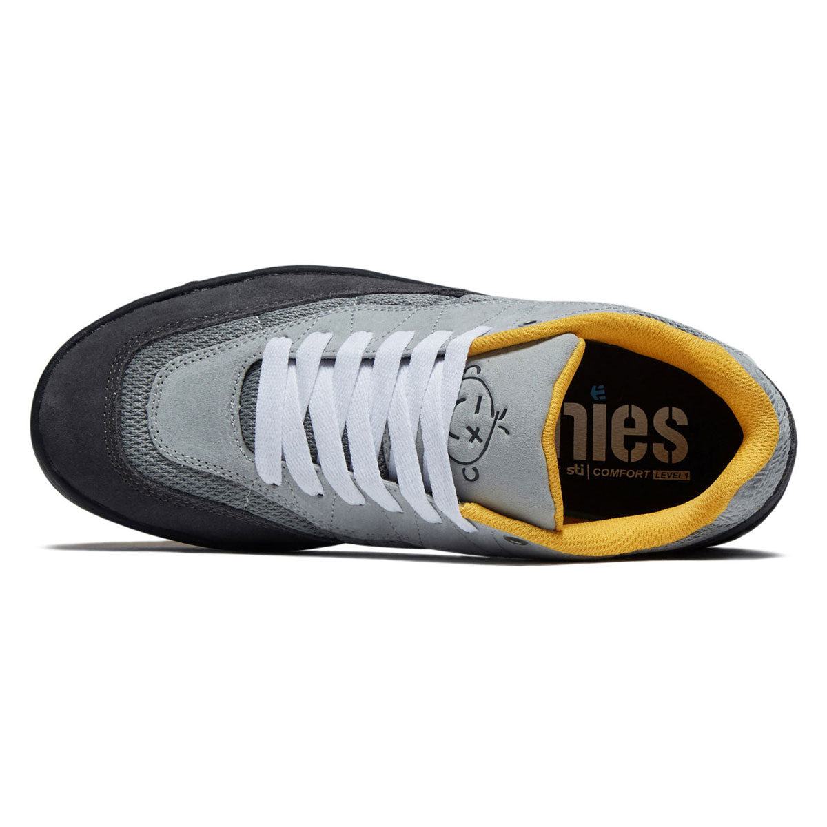 Etnies Snake Shoes - Grey/Grey/Yellow image 3