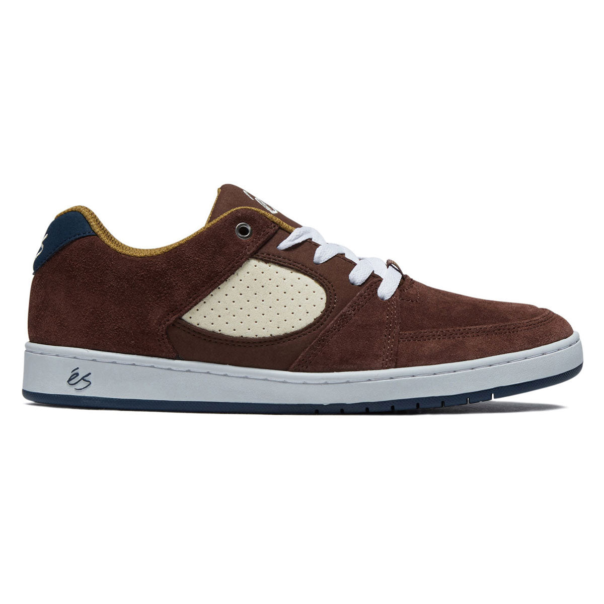 eS Accel Slim Shoes - Brown/Tan/Blue image 1