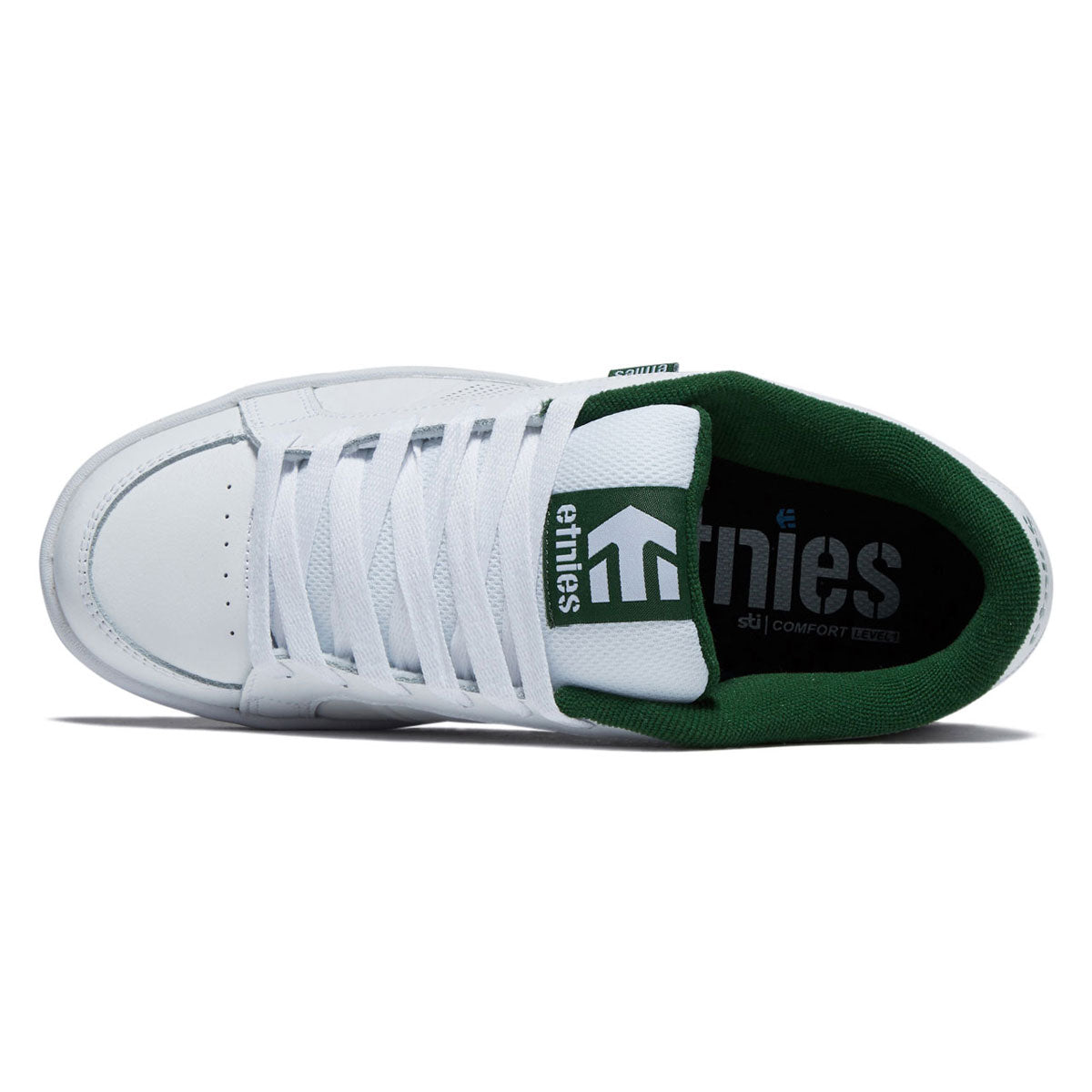 Etnies Kingpin Shoes - White/Green image 3