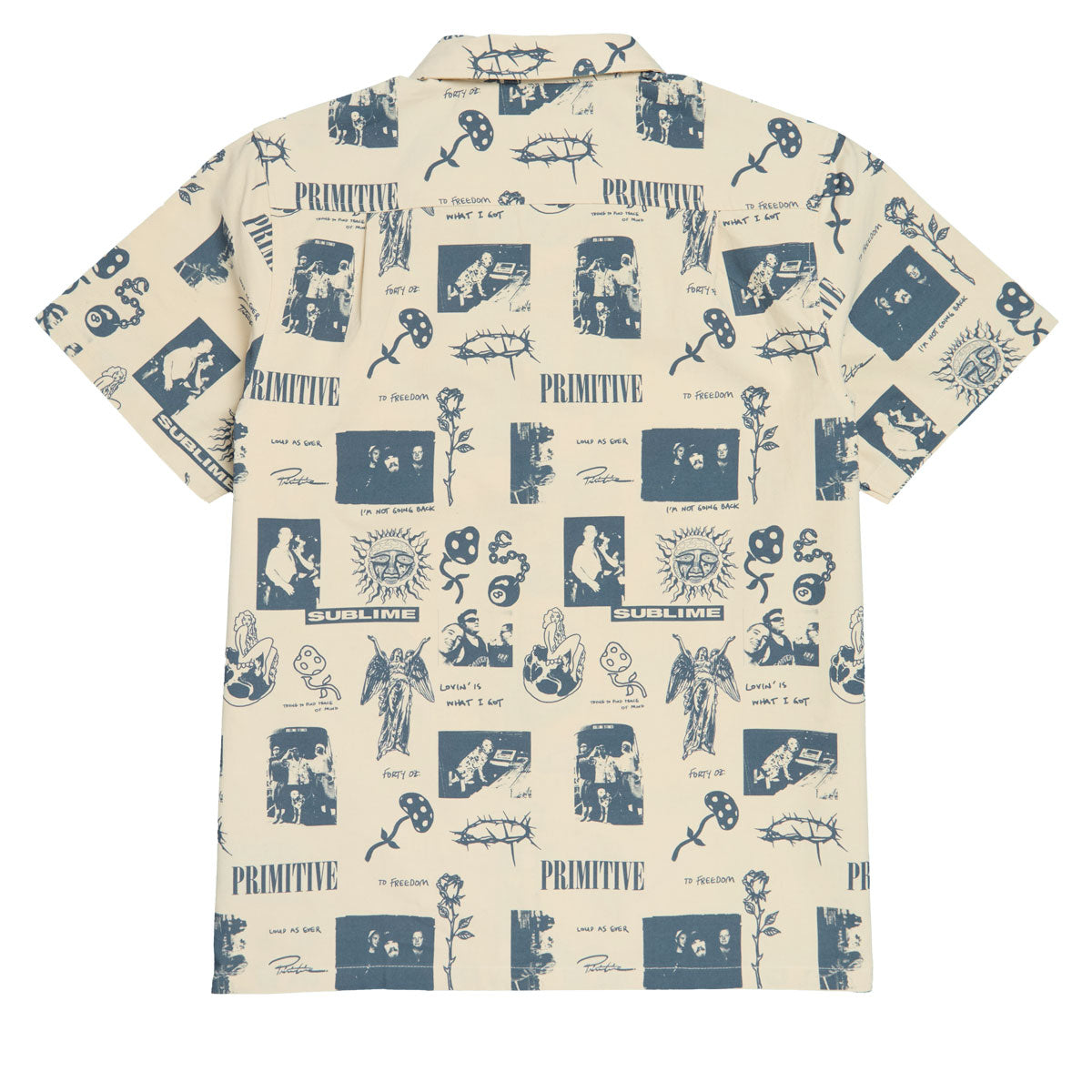 Primitive x Sublime Mosaic Woven Shirt - Cream image 2