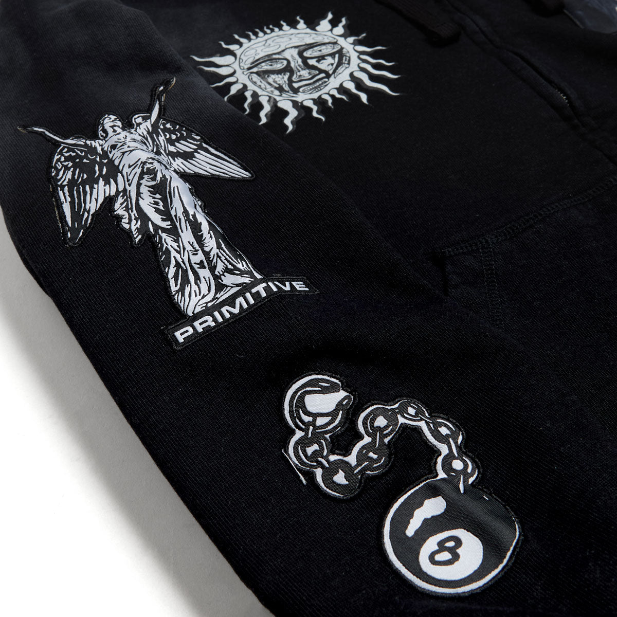 Primitive x Sublime Hello Zip Up Hoodie - Black image 5