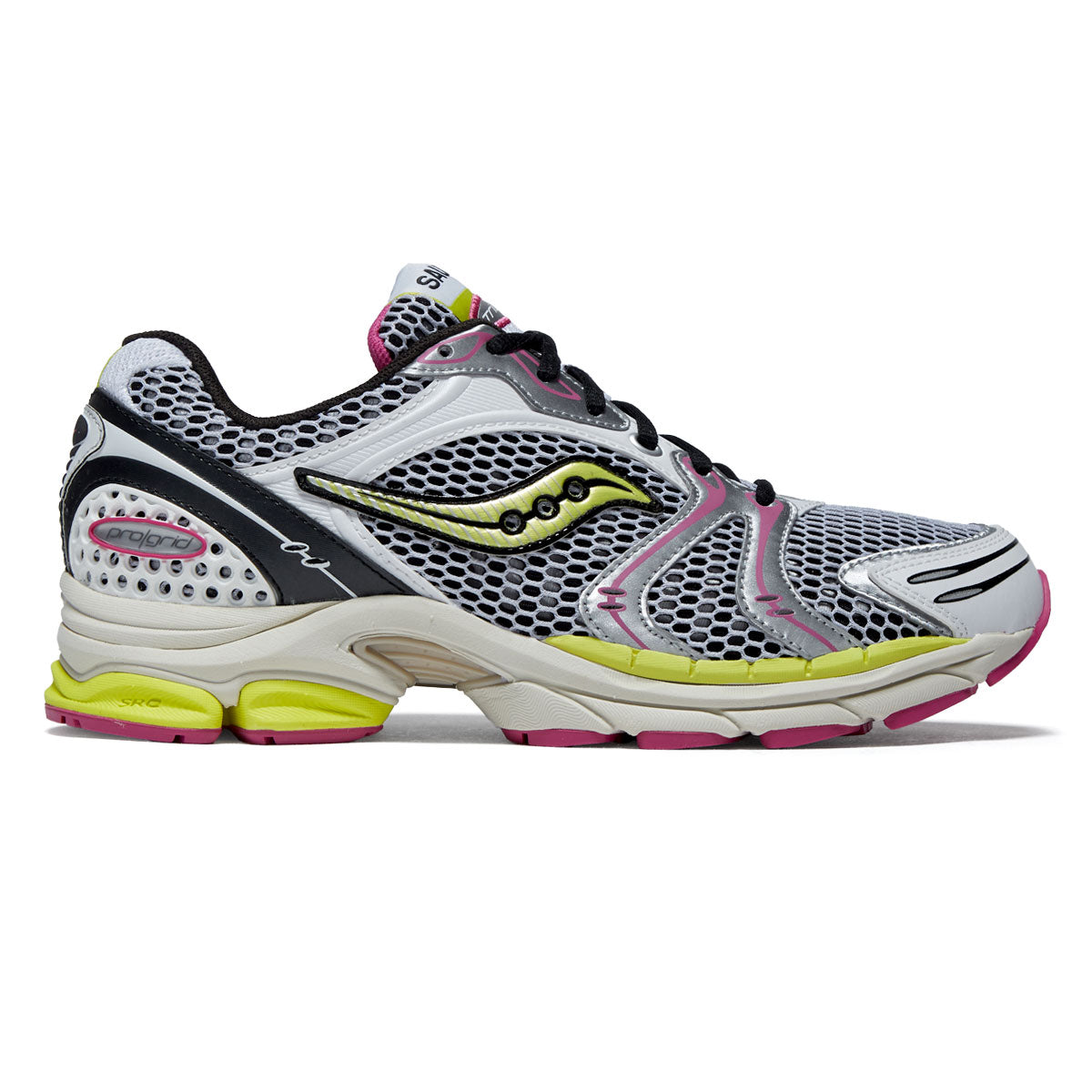 Saucony Progrid Triumph 4 Shoes - White/Fluo image 1