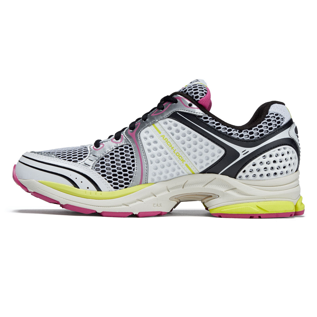Saucony Progrid Triumph 4 Shoes - White/Fluo image 2