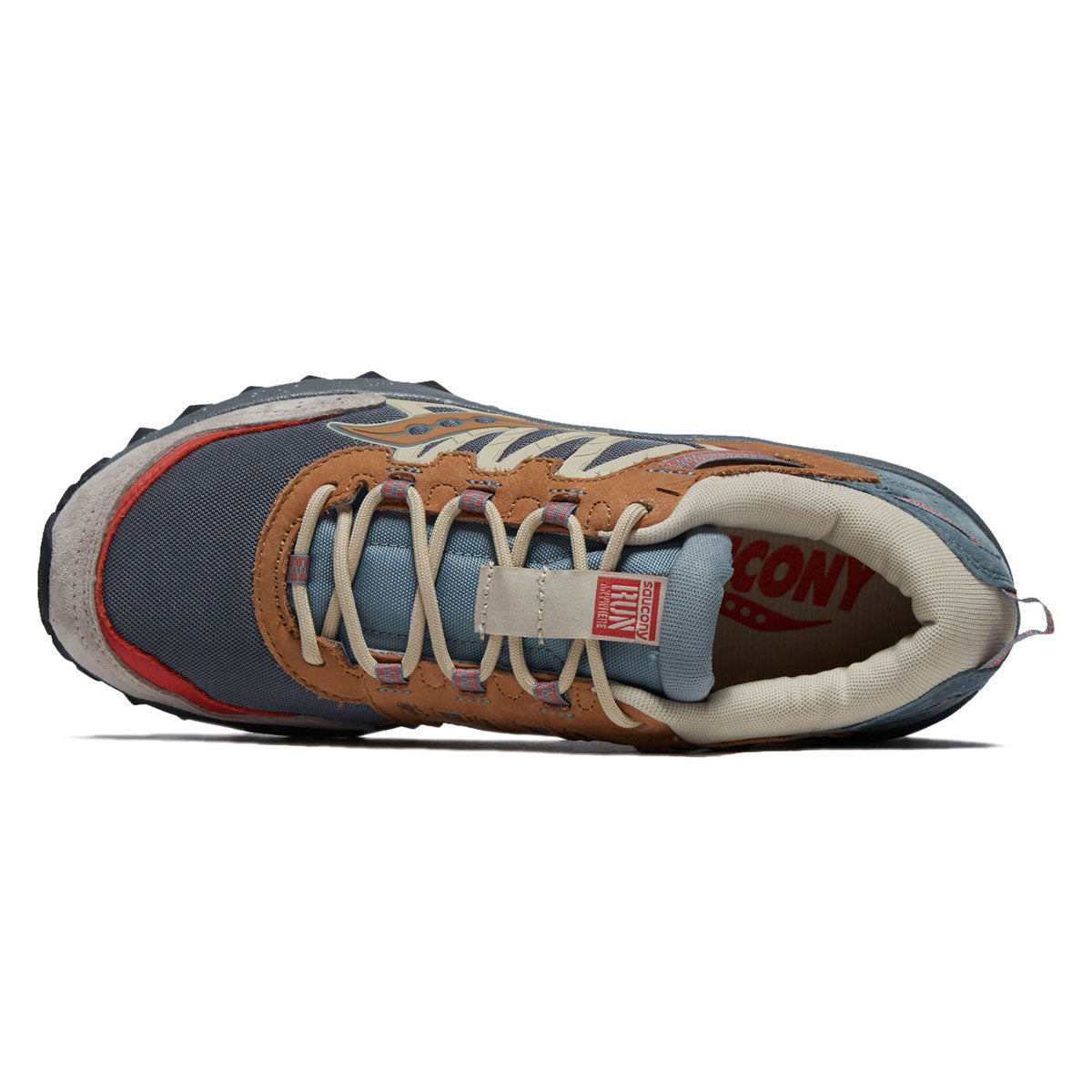 Saucony Grid Peak Shoes - Grey/Sand image 3