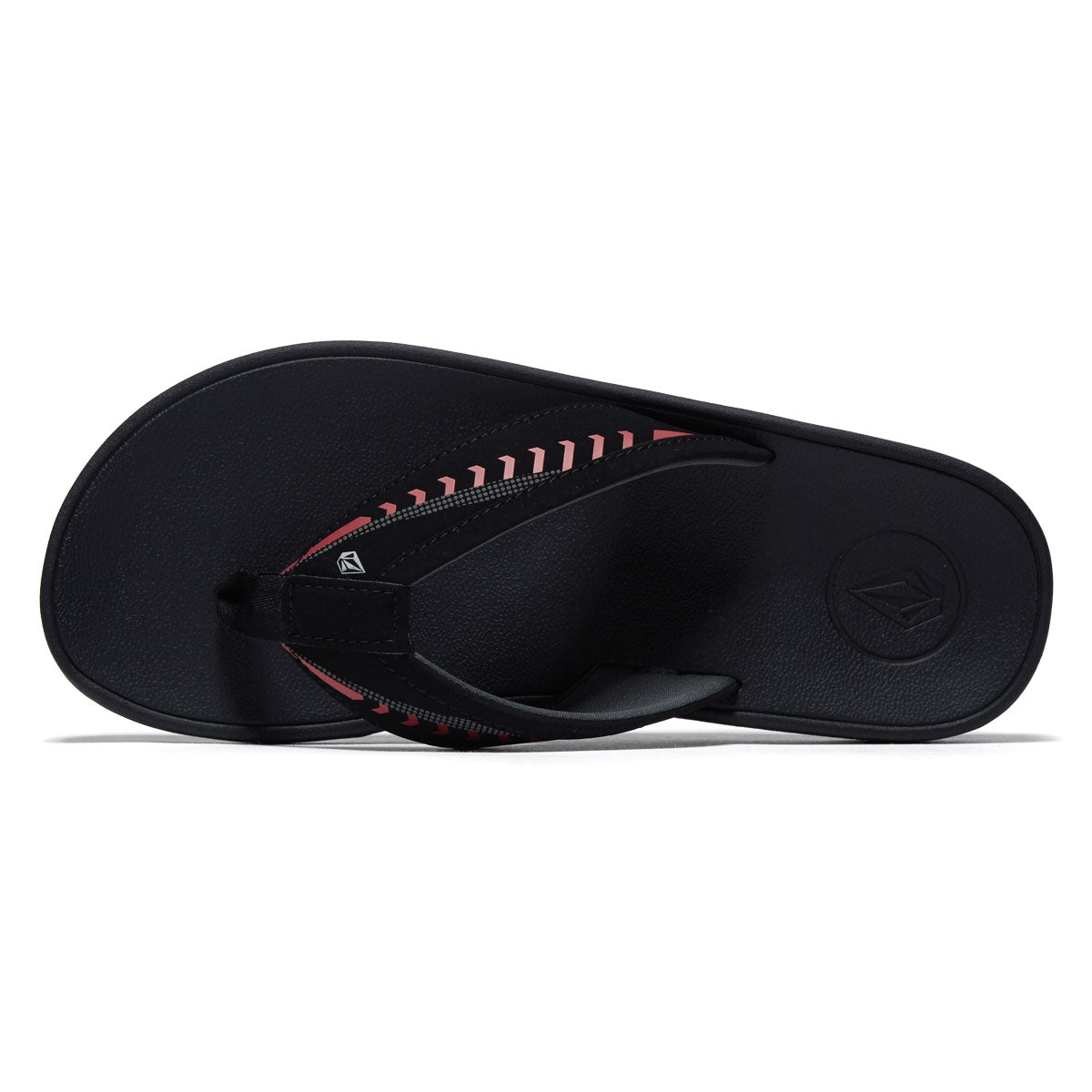 Volcom Jack Robinson Sandal Shoes - Black/Red image 3