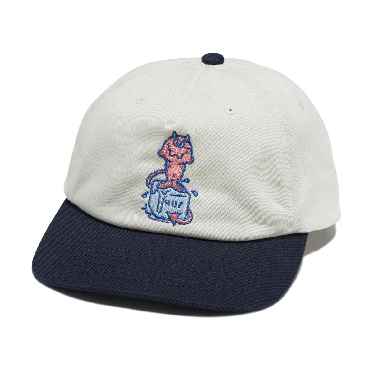 HUF Melt 5 Panel Snapback Hat - Natural image 1