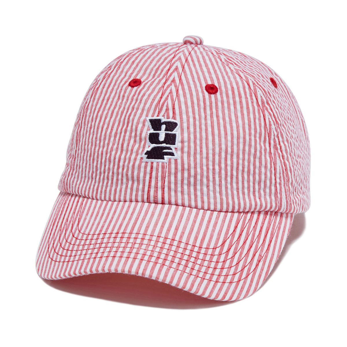 HUF Seersucker Megablast 6 Panel Hat - Red image 1