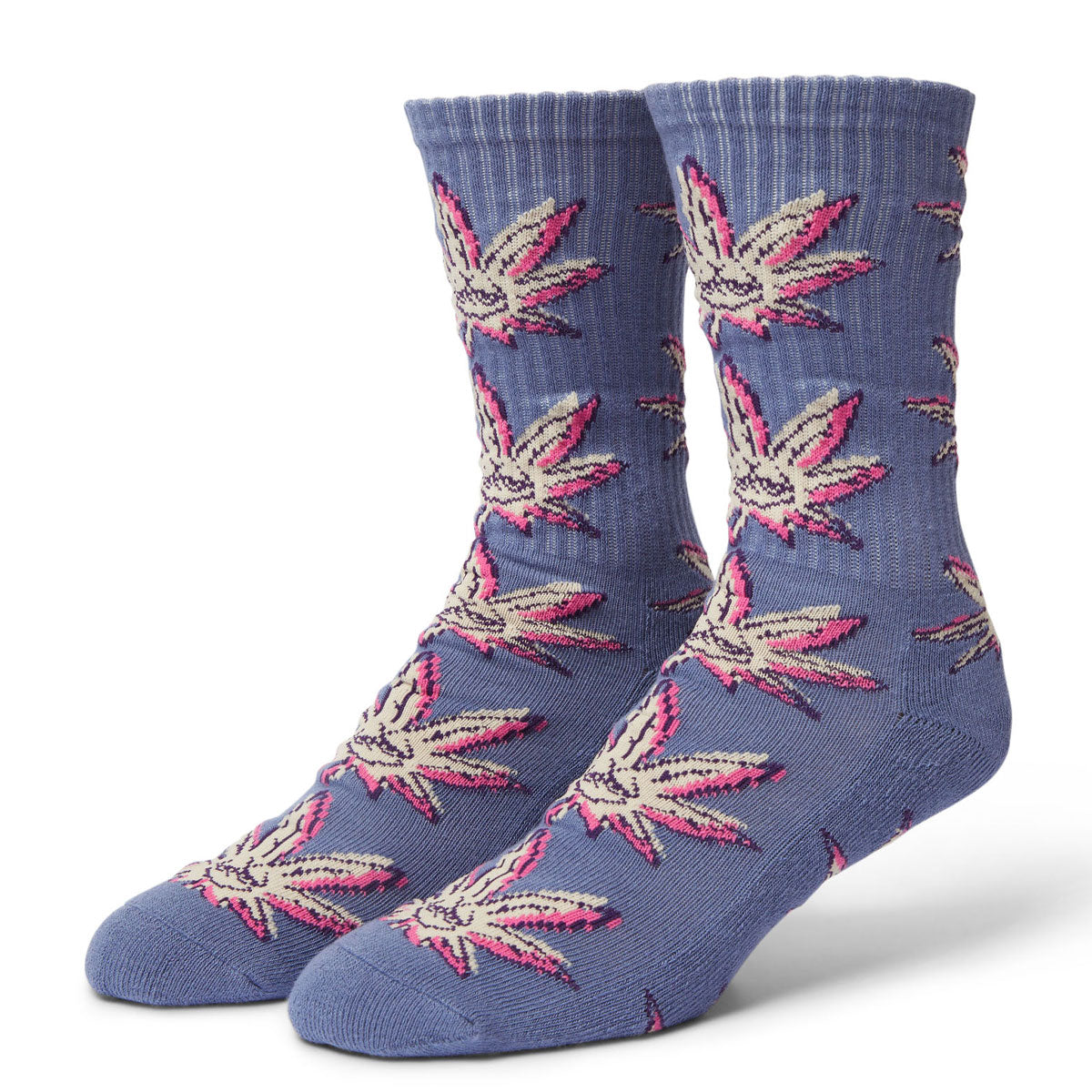 HUF Green Buddy Doodle Socks - Purple image 1