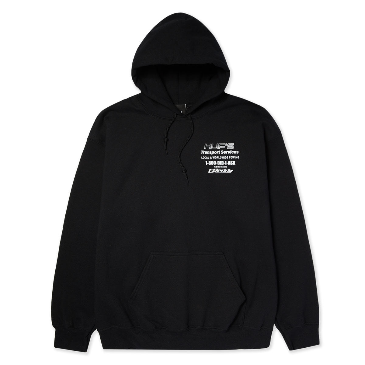 HUF x Greddy Tow Hoodie - Black image 2