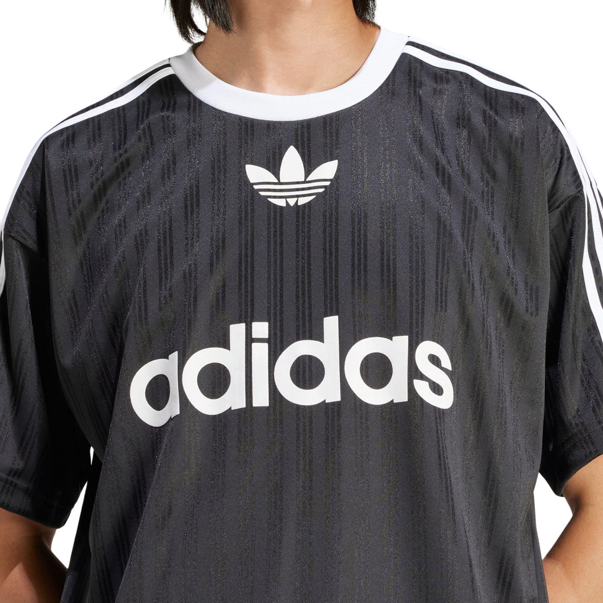 Adidas Adicolor Poly T-Shirt - Black/White image 3