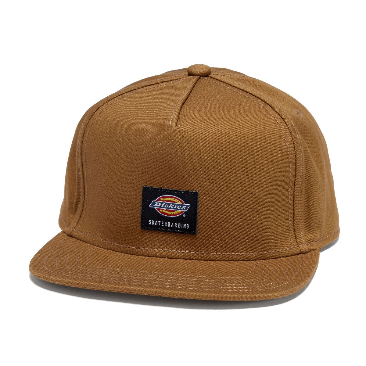 Dickies Skate Mid Flat Brim Hat - Brown Duck image 1