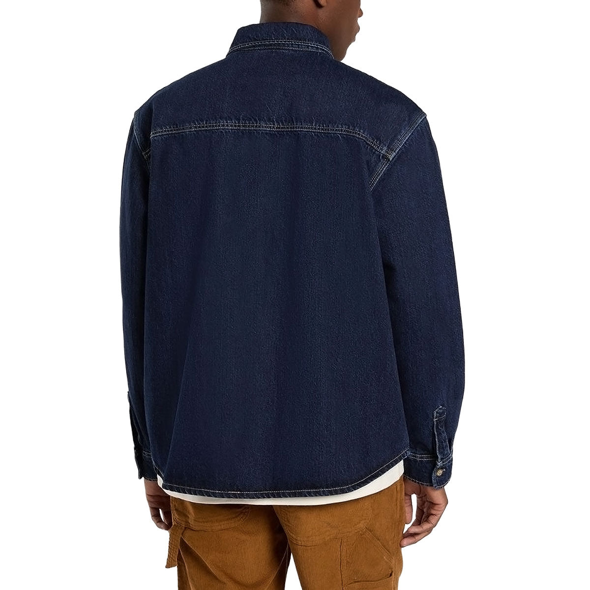 Dickies Mechanic Denim Long Sleeve Shirt - Dark Indigo image 2