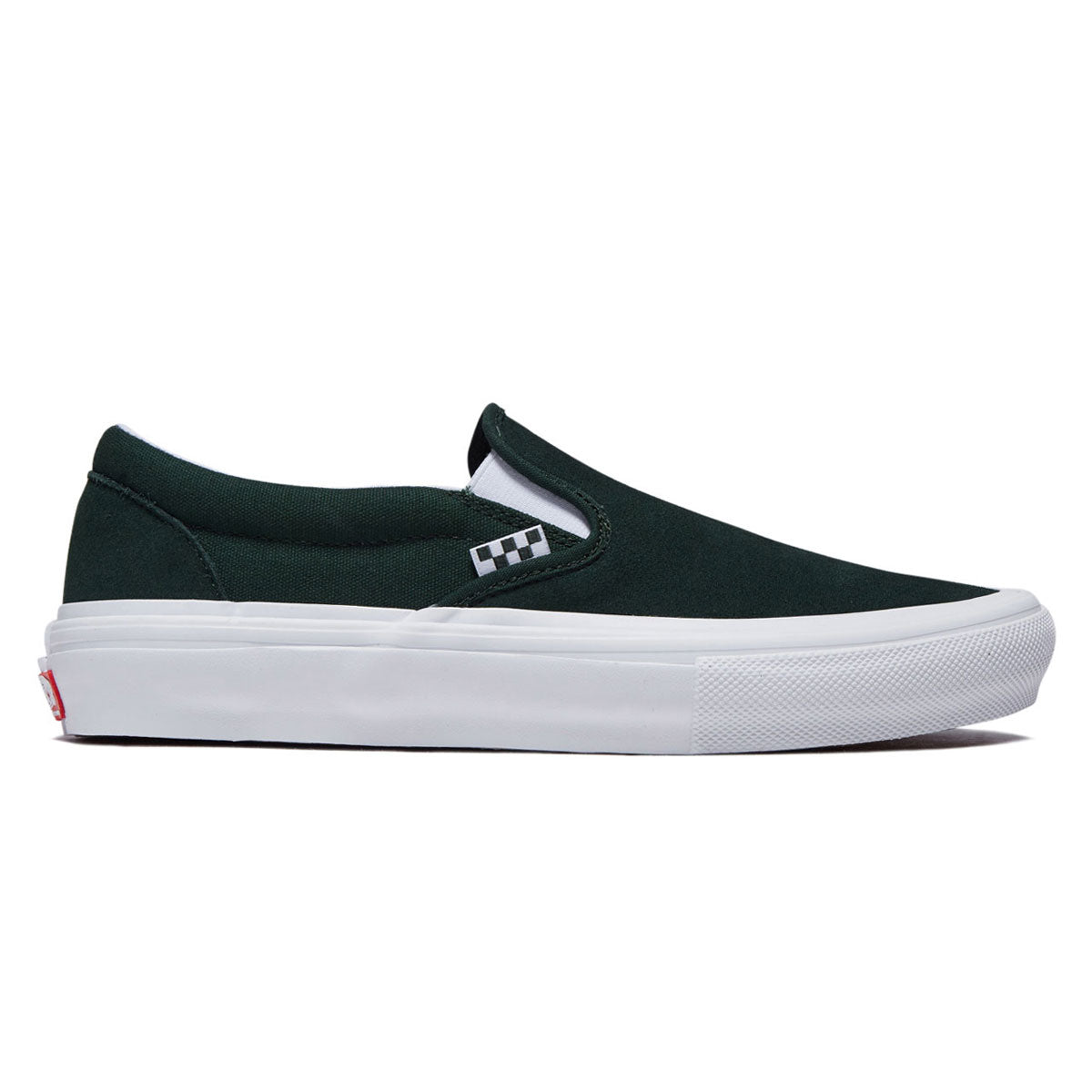 Vans Skate Slip-on Shoes - Green/White image 1