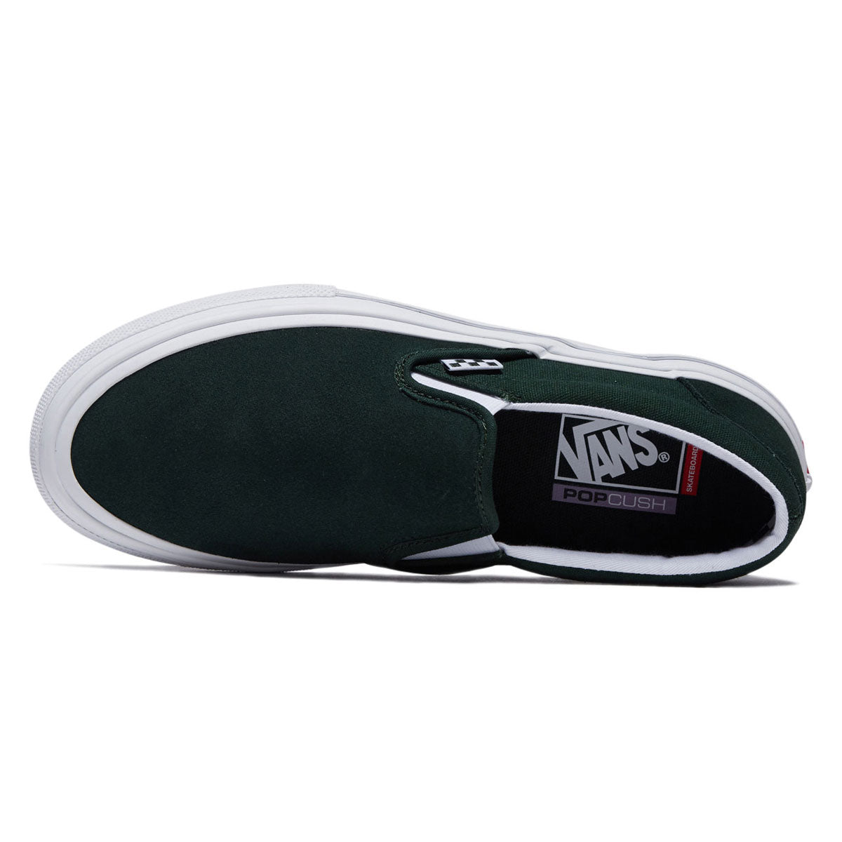 Vans Skate Slip-on Shoes - Green/White image 3