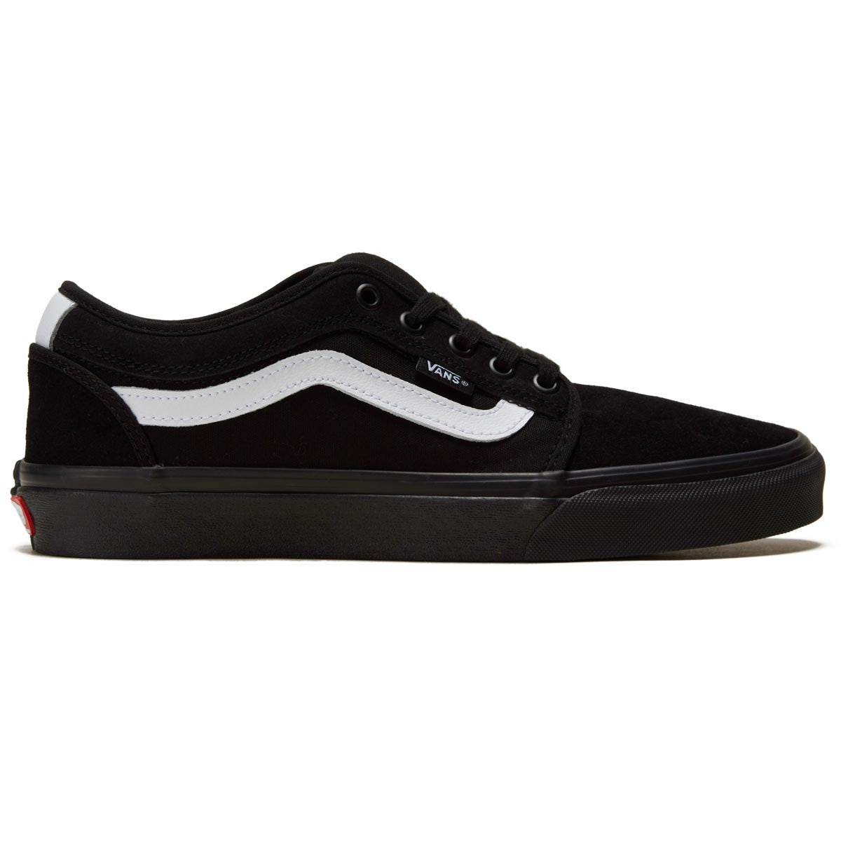Vans Skate Chukka Low Sidestripe Shoes - Black/Black/White image 1
