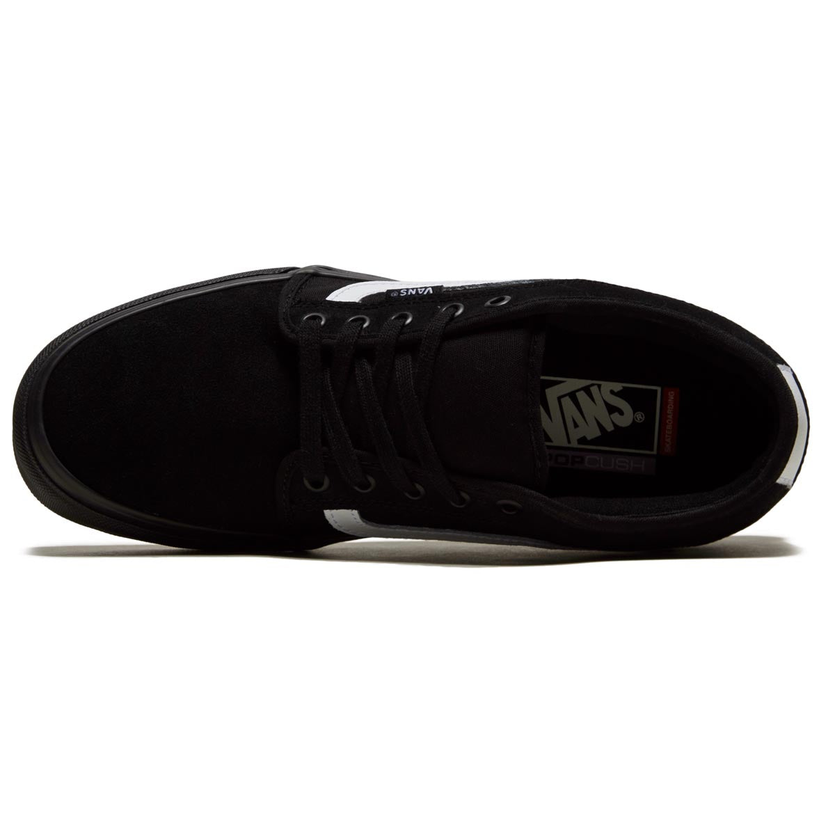 Vans Skate Chukka Low Sidestripe Shoes - Black/Black/White image 3