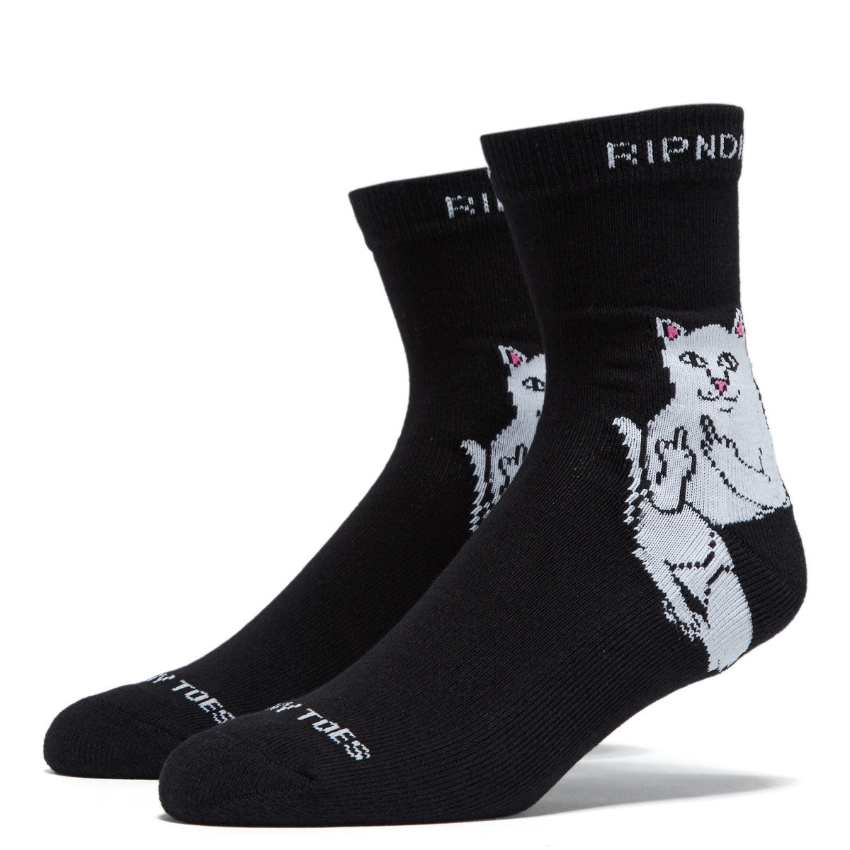RIPNDIP Lord Nermal SMT Socks - Black image 1