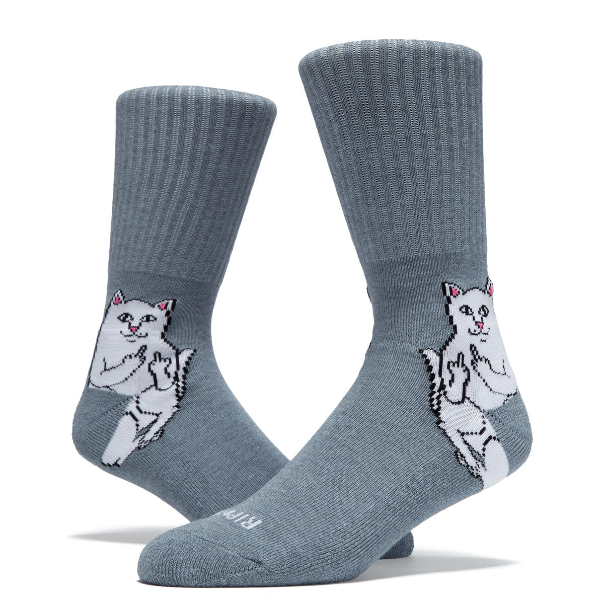 RIPNDIP Lord Nermal Socks - Charcoal Heather II image 2