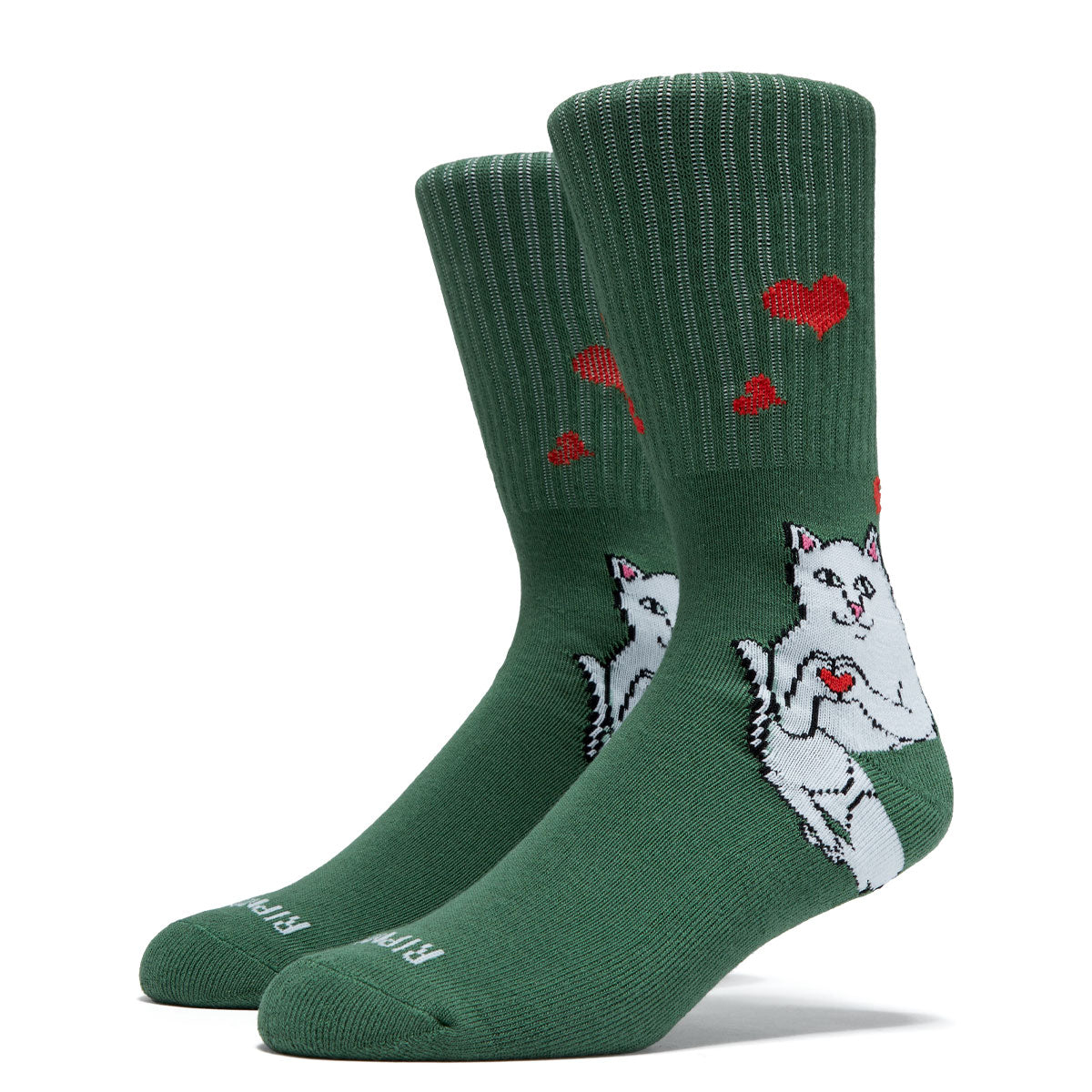 RIPNDIP Nermal Loves Socks - Dusty Pine image 1