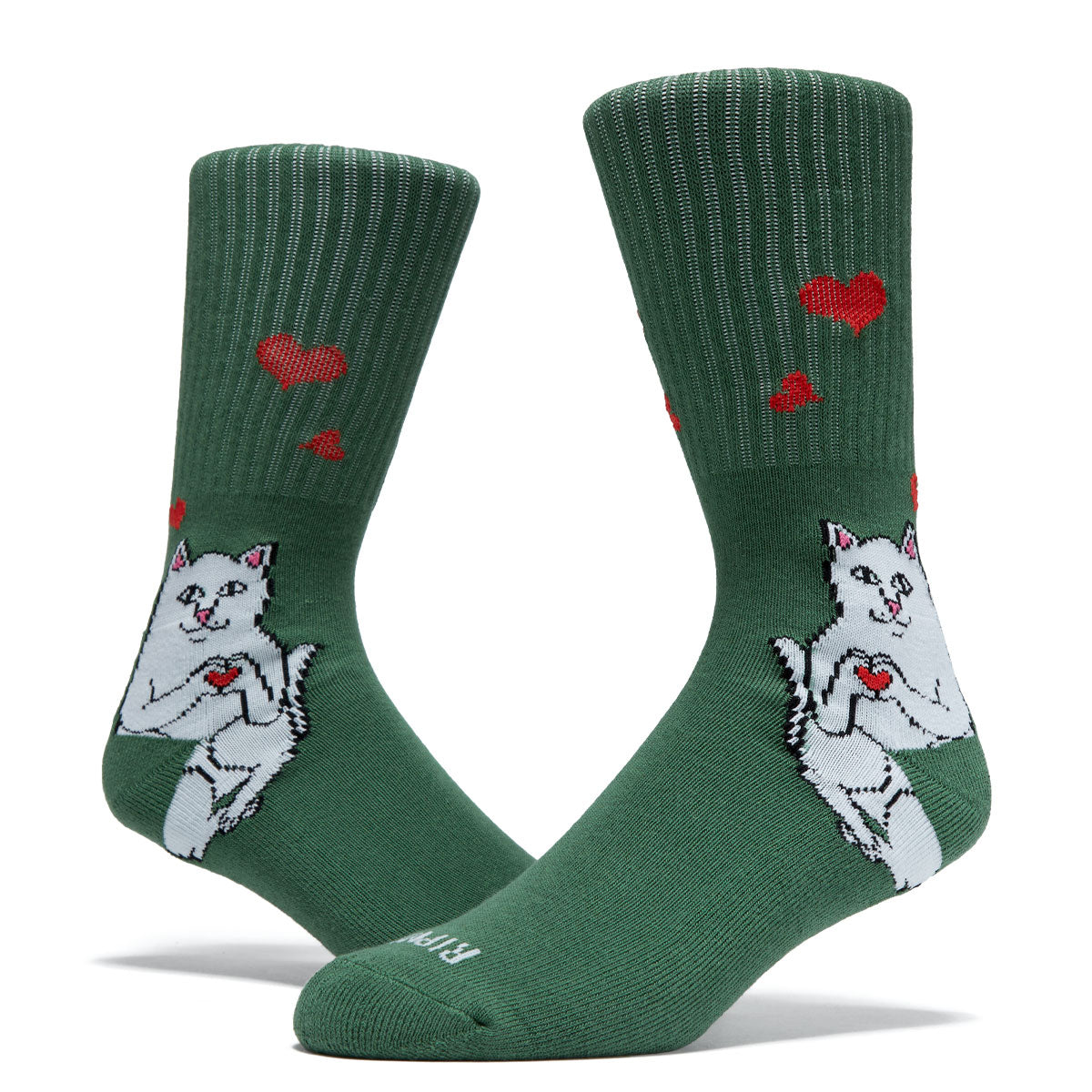 RIPNDIP Nermal Loves Socks - Dusty Pine image 2