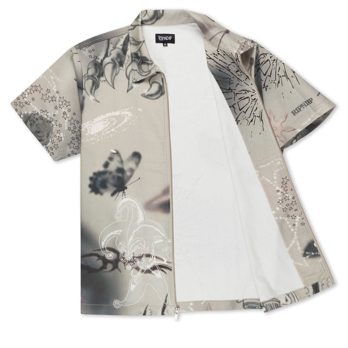 RIPNDIP Stargazing Zip Up Shirt - Multi image 3