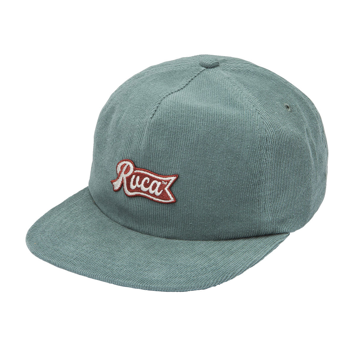 RVCA Pen Script Cord Snapback Hat - Balsam Green image 1