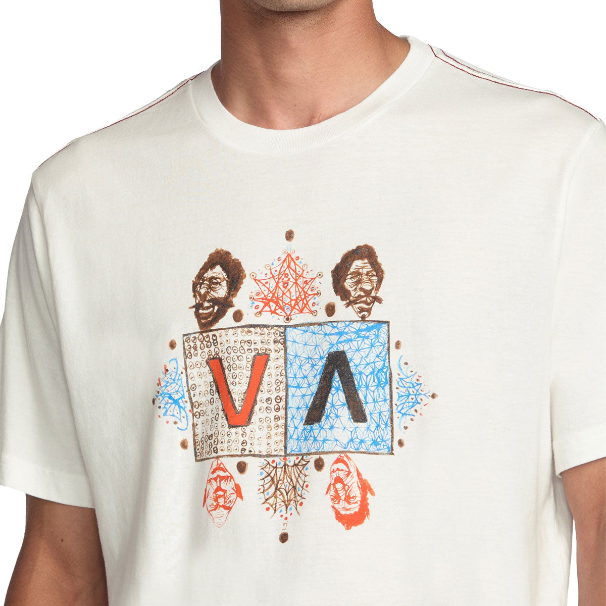 RVCA Jacob Balance T-Shirt - Antique White image 4