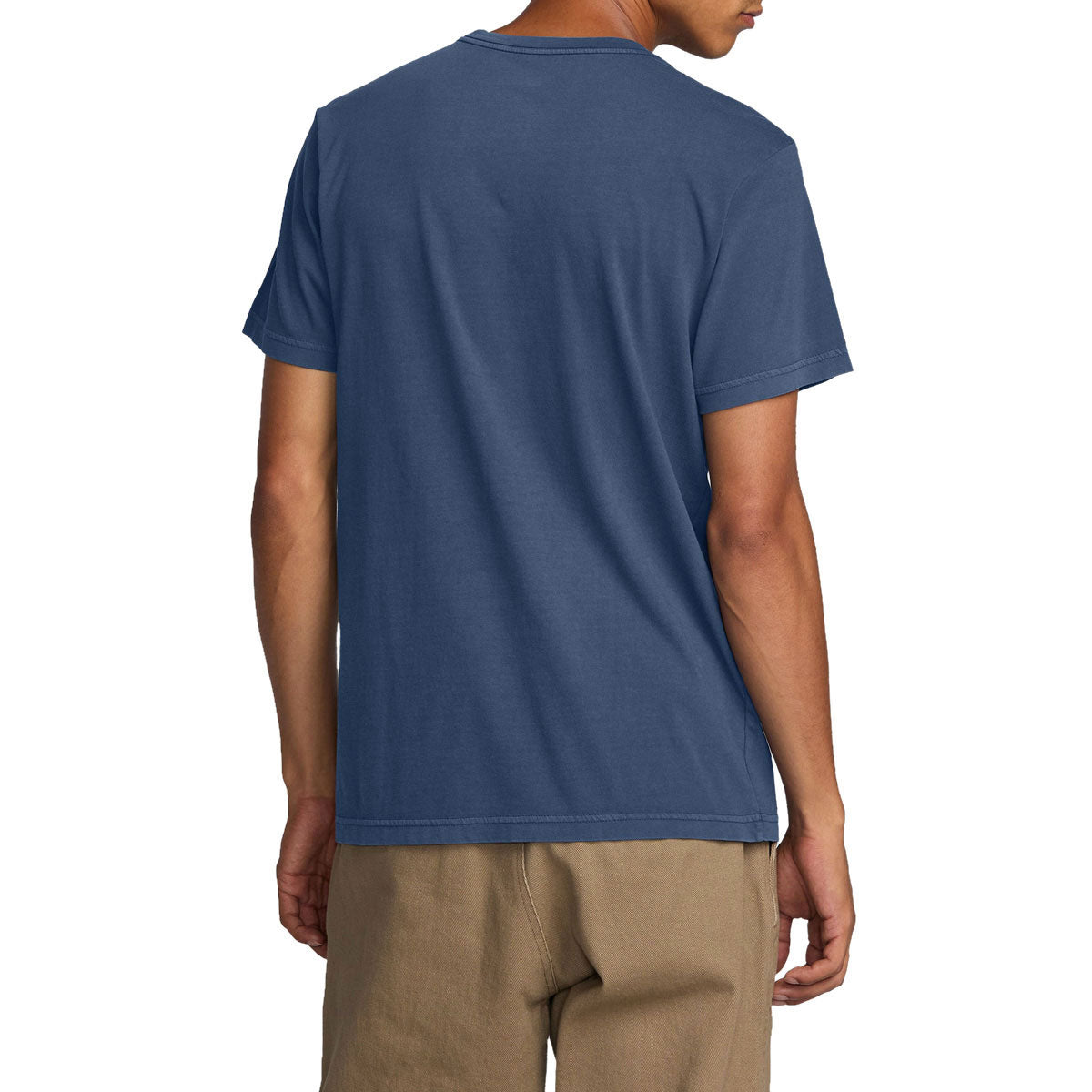 RVCA Contact Scripts Pocket T-Shirt - Moody Blue image 4