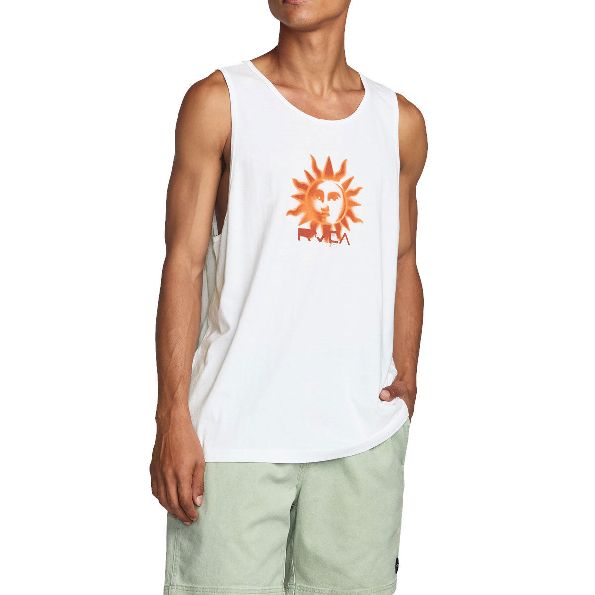 RVCA Sunrex Tank Top - White image 3