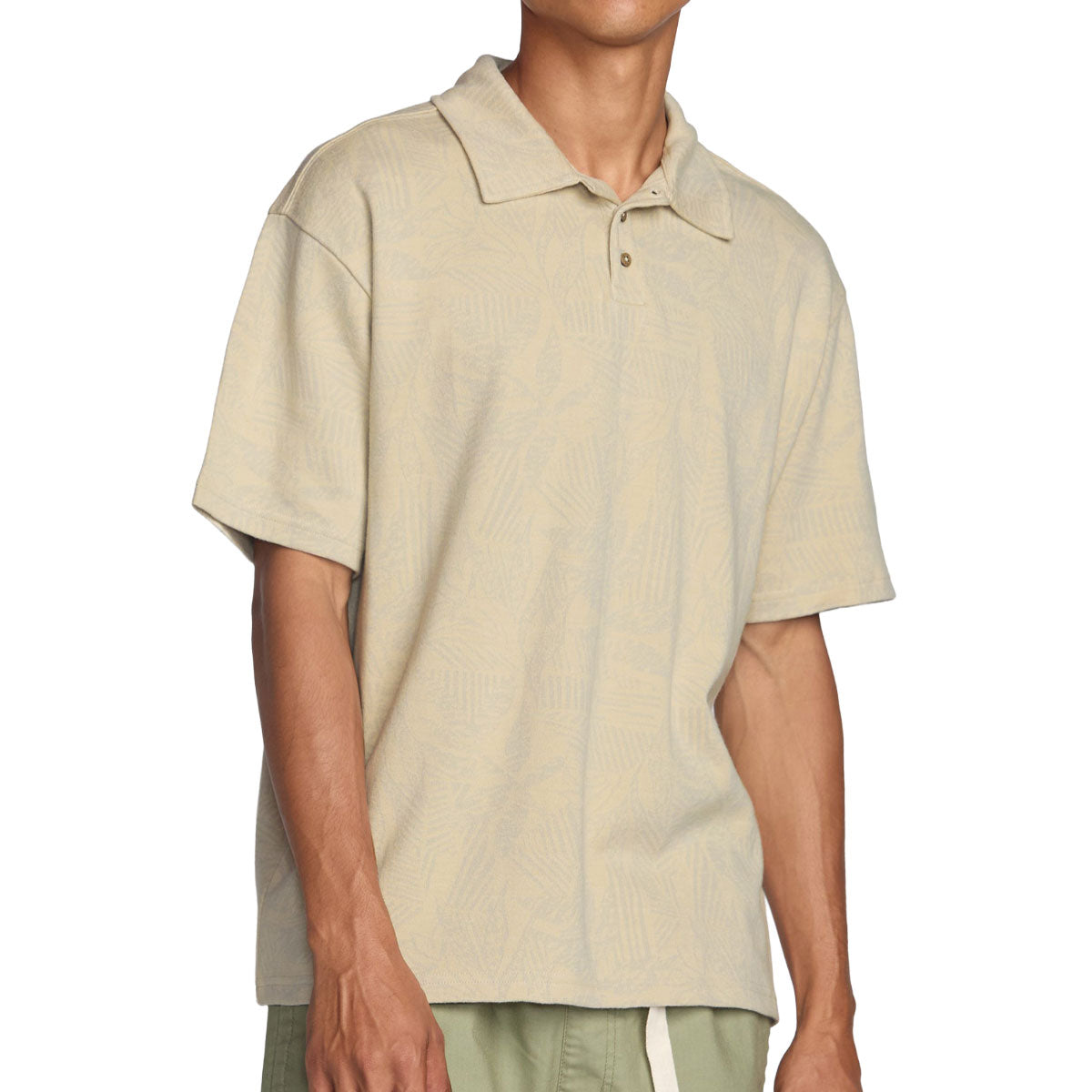 RVCA Leaf Lines Polo Shirt - Ceramic image 1